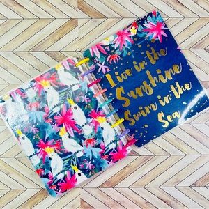 Classic happy planner size 12 months undated tropical live in the sunshine swim